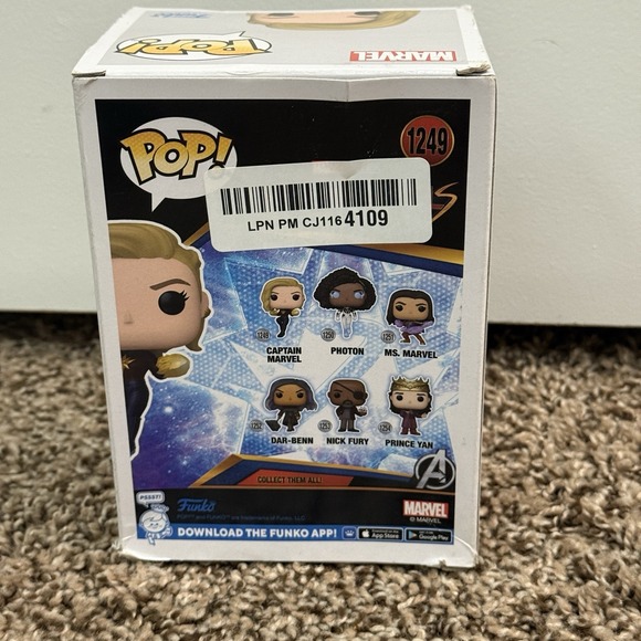Funko‎ Pop! Movies The Marvels - Captain Marvel Vinyl Figure 1249 Avengers - Picture 5 of 9